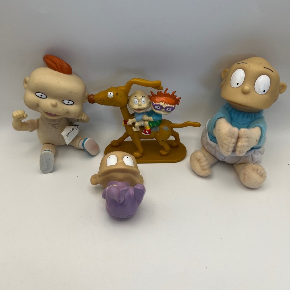 Rugrats mixed figure lot Nickelodeon VTG 1990s Tommy Pickles Dill Pickles Phil